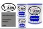 Preview: Mercedes-Benz, Arrowsilber Metallic, 9984: 1L Lackdose + 1L Klarlack + 500ml Härter - Set, von ATW Autoteile West.